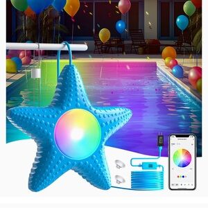 LED starfish pool light